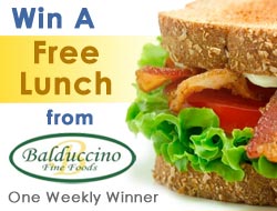 Win a FREE Lunch