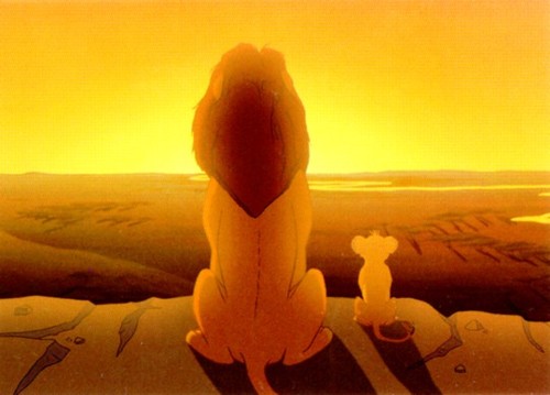 sunrise Scene from Walt Disney's "The Lion King"