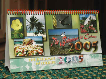 The Bahamas in Colour - desktop calendar