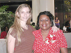 Lisa Wells and Rowena Rolle