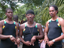 three performers