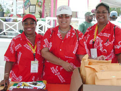 Smiling faces from the Ministry of Tourism