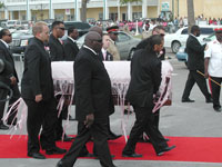 Anna Nicole's coffin