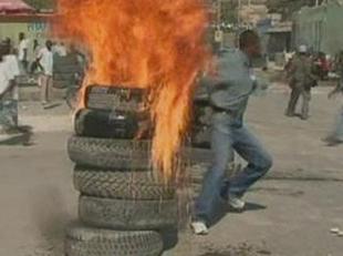 Haitians protest elections