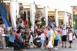 Tourists in Nassau