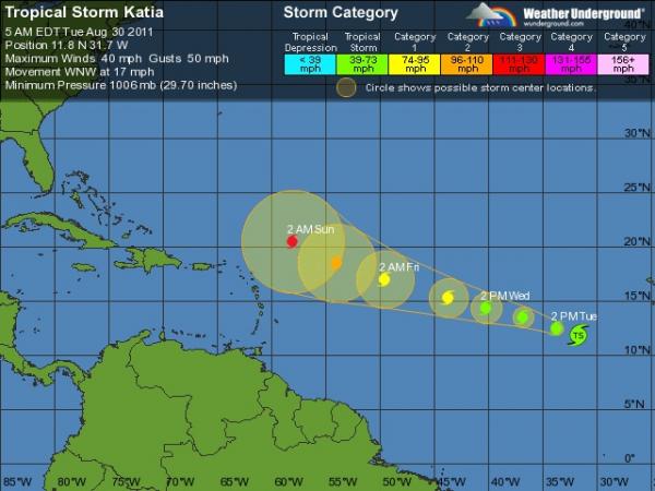 Tropical Storm Katia