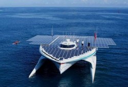 Solar Powered Catamaran