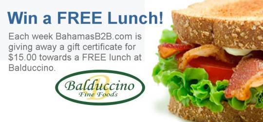 Win a FREE Lunch at Balduccino
