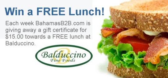 Win a FREE Lunch at Balduccino