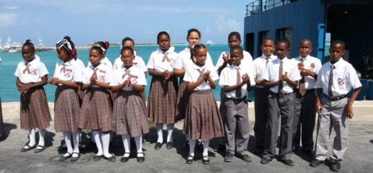 Morrisville Primary School Students - Long Island Bahamas