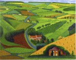 The Road across the Wolds, 1997 Oil on canvas