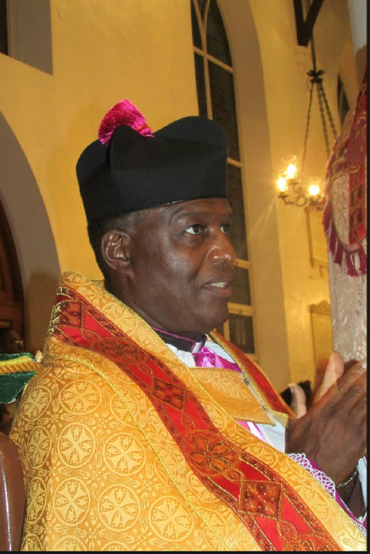 Fr. Solomon Sebastian Campbell seated in his Stall in the Cathedral.