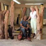 Coconut Palm Sculptures