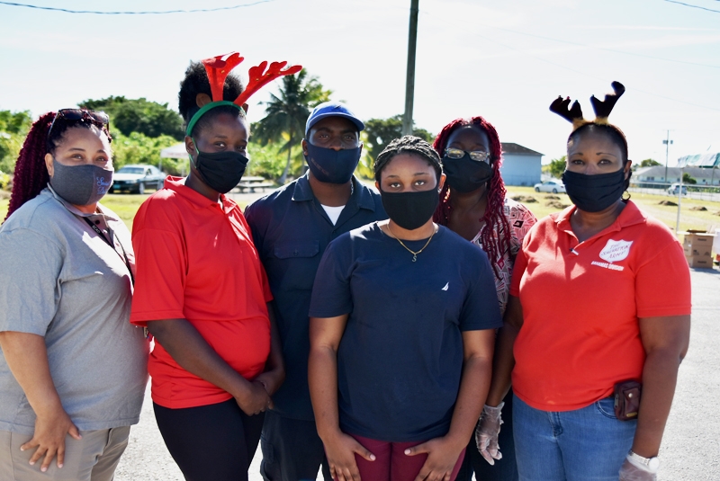 Salvation Army volunteers