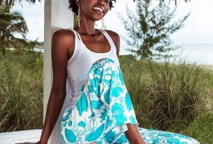 Bahamian Model Melan Georges